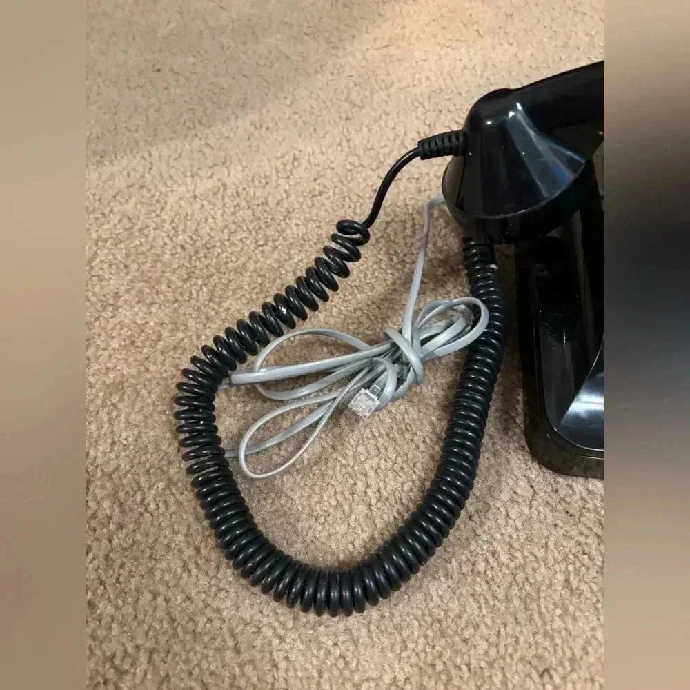 Black 50s Classic Desk Phone - Picture 3 of 10